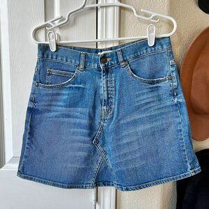 Zara Woman Premium Denim Mini Skirt | ZW Collection Blue Jean Skirt